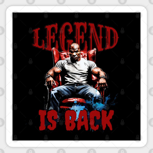Legend is Back - Iconic Power Pose Sticker by Mara Bun